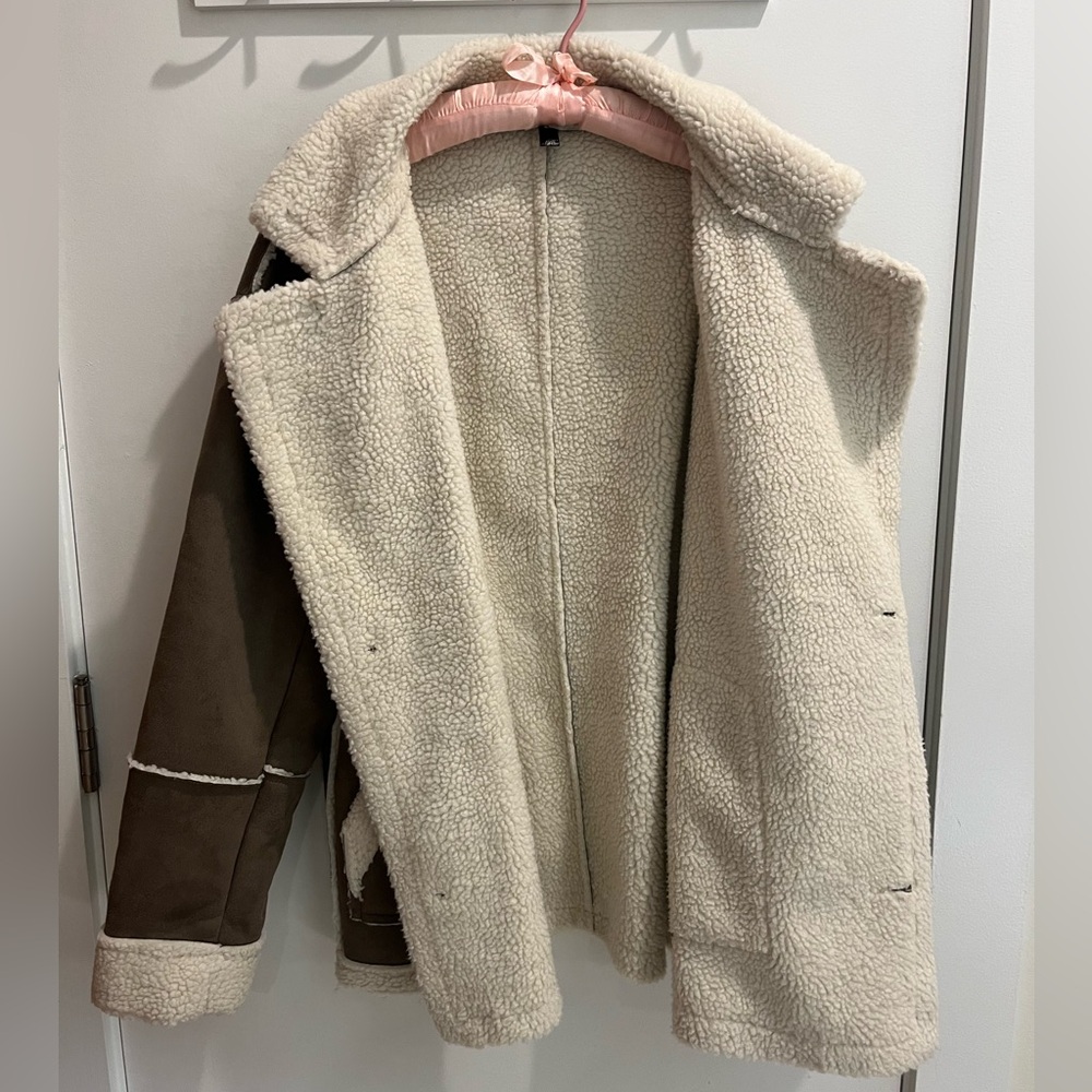-SOLD- Shearling Coat - Picture 3 of 3